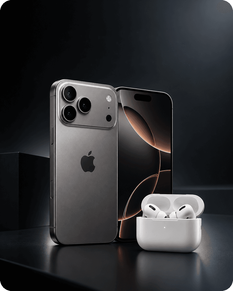 iPhone 17 Pro Max e AirPods Pro 3