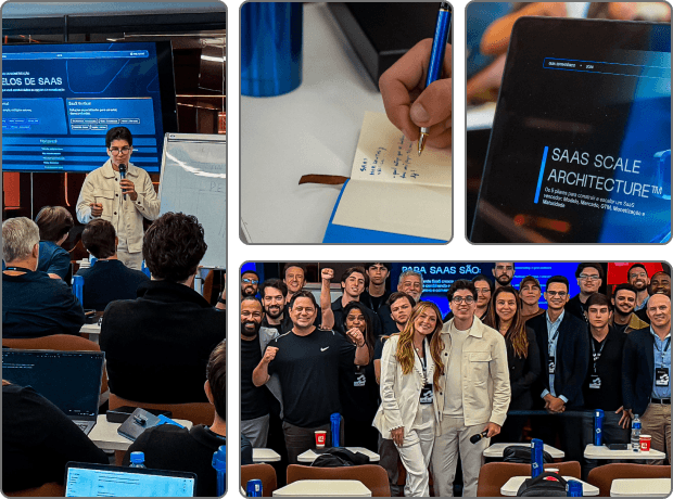 Ambiente da mentoria,auditório com participantes