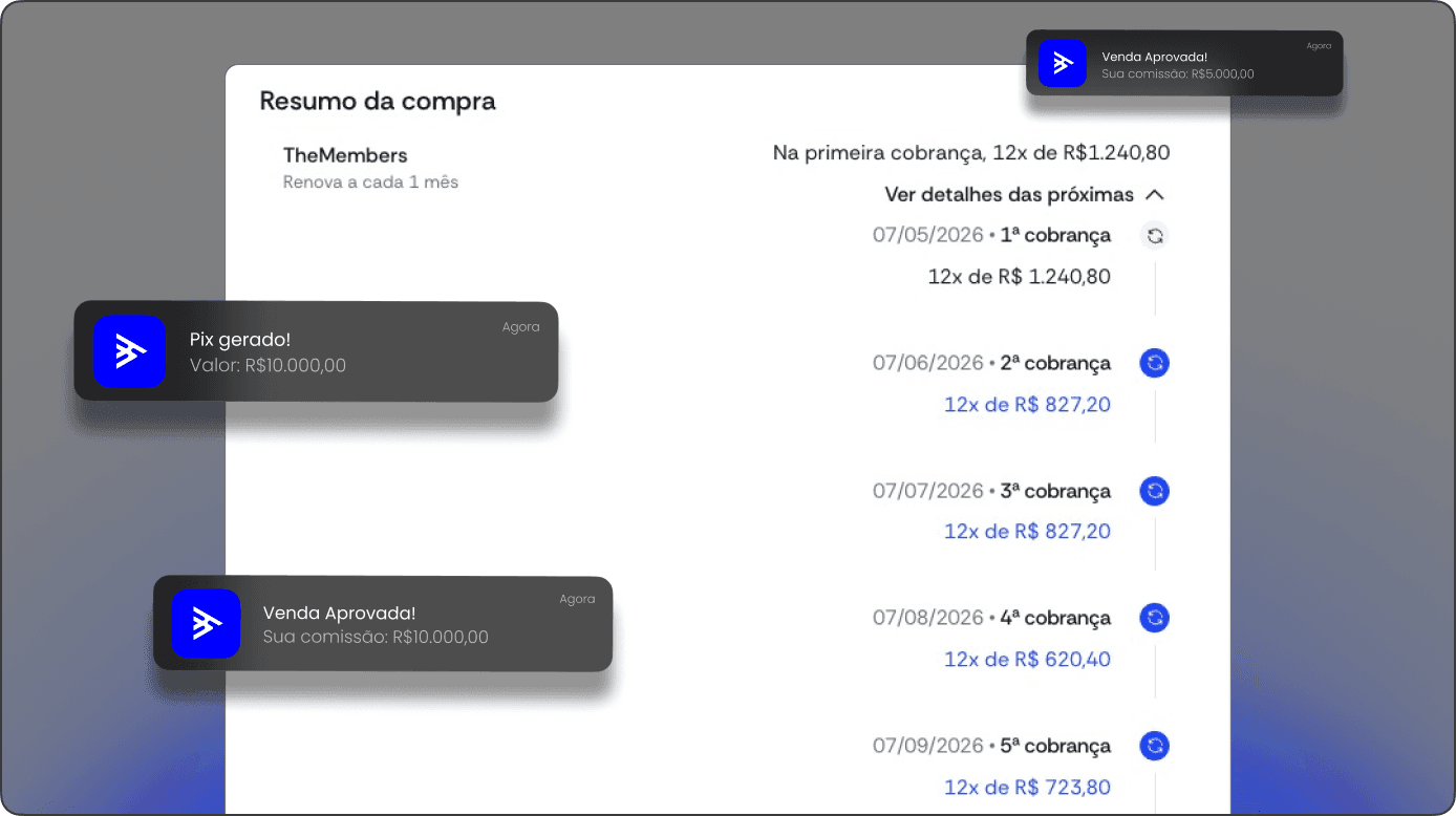Mockup de Parcelamento em até 18x