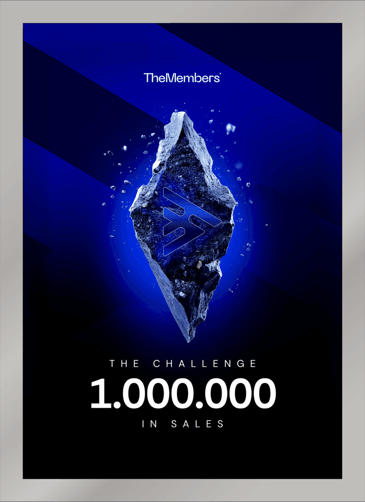 Placa The Challenge, marco de 1 milhão em vendas